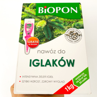 Nawóz do iglaków BIOPON - Wystarcza na 30 drzew Nawóz do iglaków BIOPON - Wystarcza na 30 drzew 1