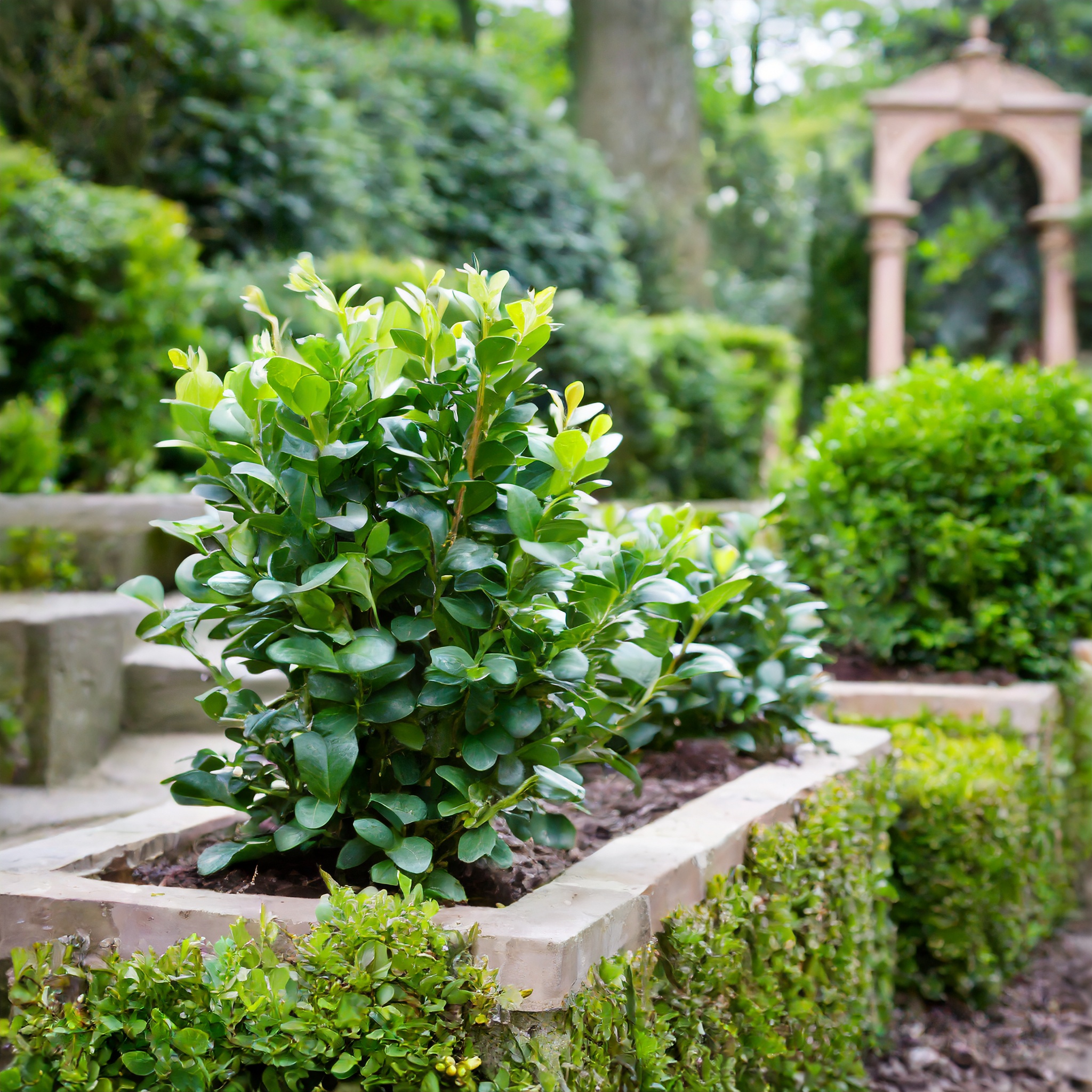 Bukszpan wieczniezielony - zielony żywopłot P9 Buxus sempervirens P9 8